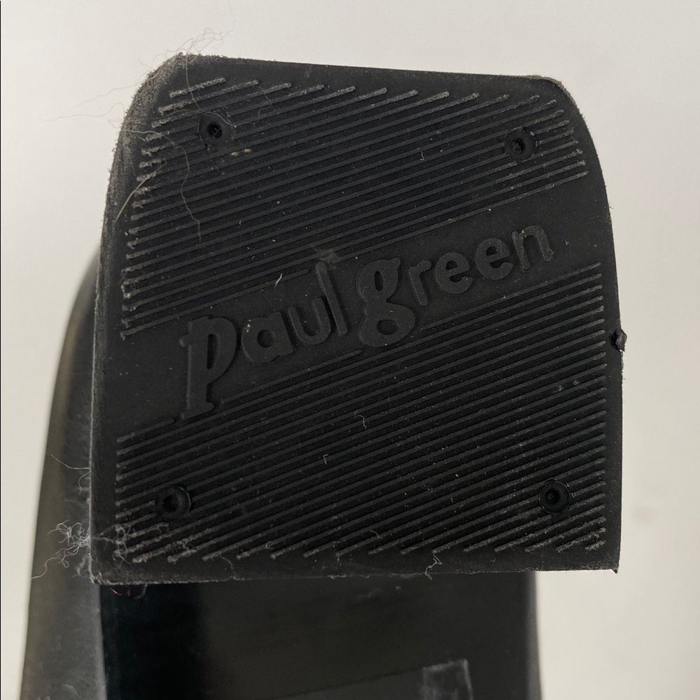 Paul Green Women’s Handcrafted Black Leather Block Heel Shoes UK Sz 5 (US 7.5) - Picture 11 of 13